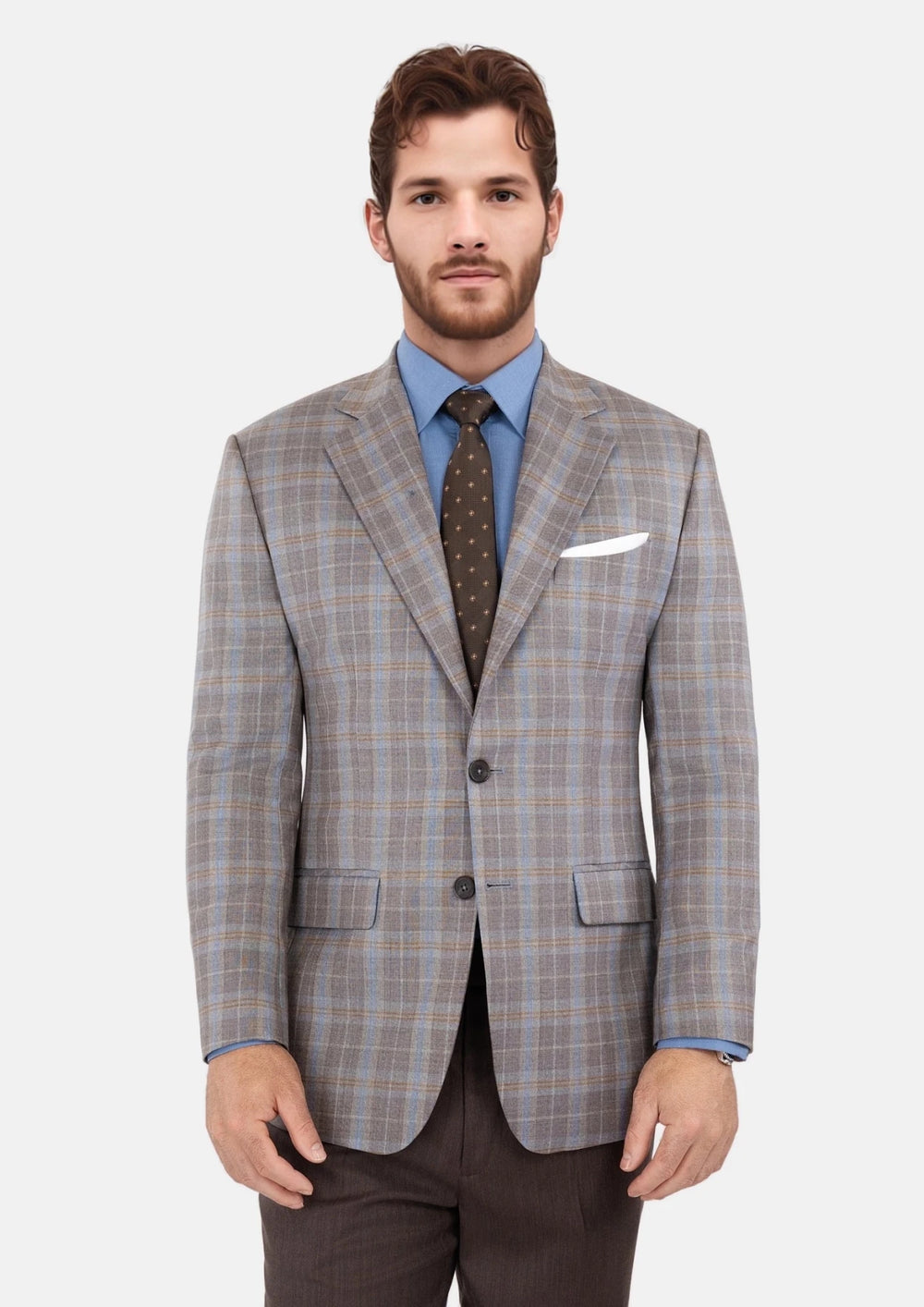 Ash Brown Check Jacket221