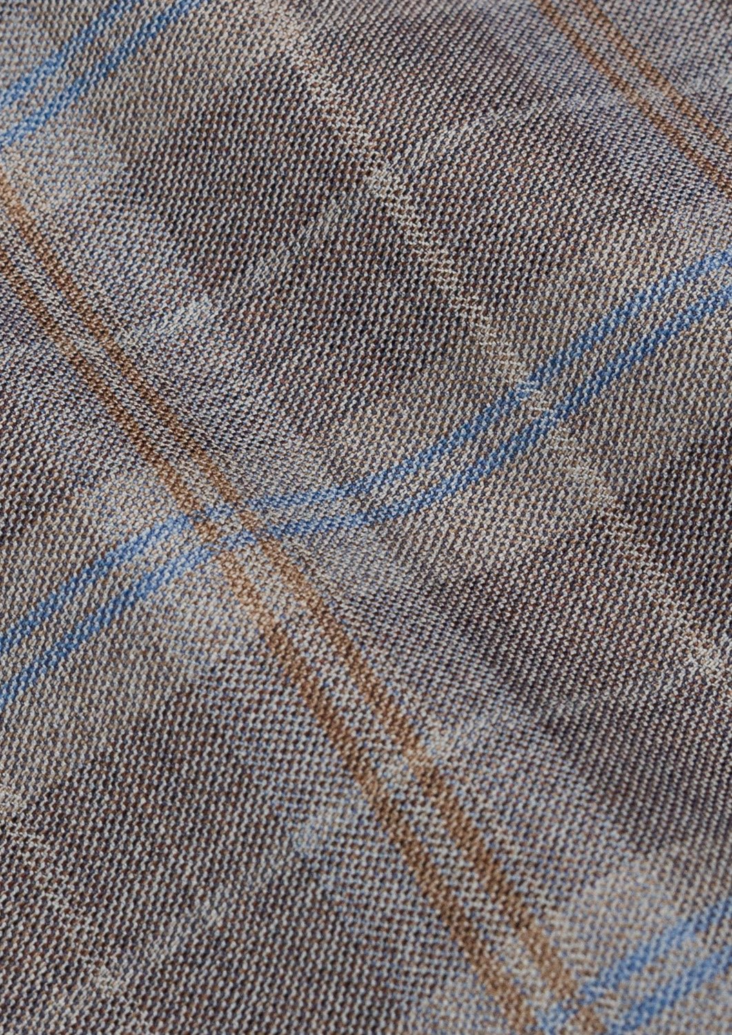 Ash Brown Check Jacket - SARTORO860