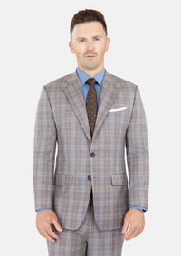 Ash Brown Check Suit