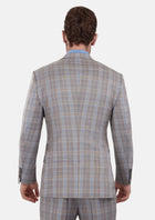 Ash Brown Check Suit - SARTORO718