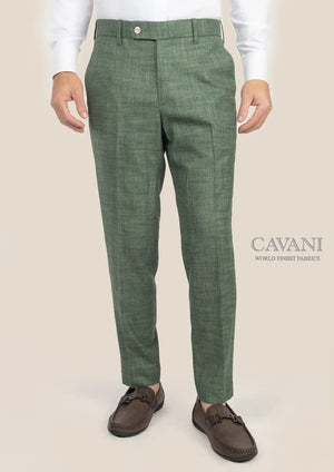 Aspen Green Hopsack Pants