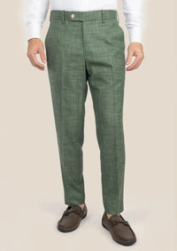 Aspen Green Hopsack Pants