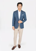 Astor Air Force Blue Prince of Wales Jacket - SARTORO