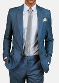 Astor Air Force Prince of Wales Blue Suit - SARTORO