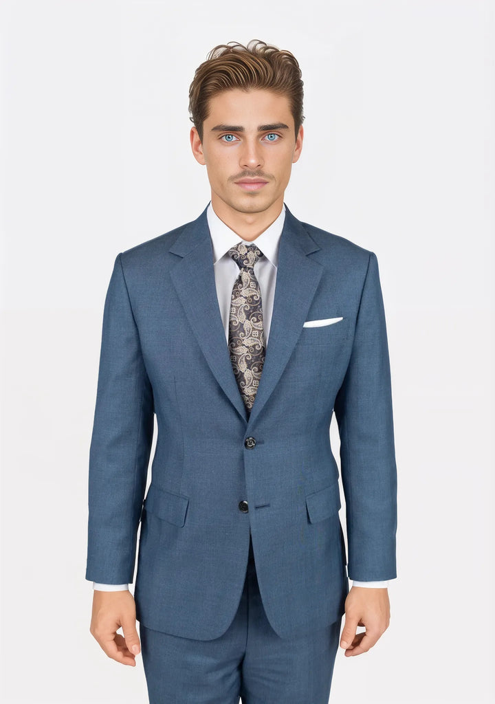 Astor Air Force Prince of Wales Blue Suit - SARTORO