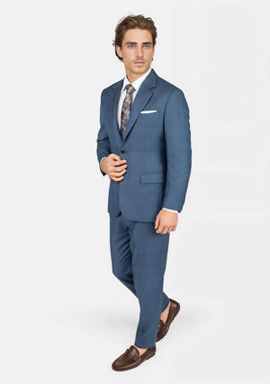 Astor Air Force Prince of Wales Blue Suit - SARTORO