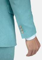 Astor Capri Blue Linen Blend Suit - SARTORO976