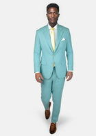 Astor Capri Blue Linen Blend Suit - SARTORO380