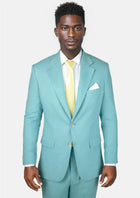 Astor Capri Blue Linen Blend Suit - SARTORO757