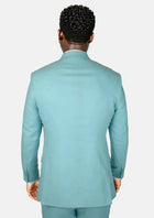 Astor Capri Blue Linen Blend Suit - SARTORO42