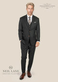 Astor Dark Green Twill Suit - SARTORO