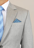 Astor Glacier Grey Twill Suit - SARTORO