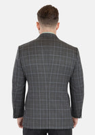 Astor Grey Two - Tone Plaid Jacket - SARTORO567