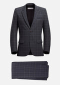 Astor Grey Two - Tone Plaid Suit - SARTORO