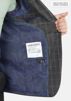 Astor Grey Two - Tone Plaid Suit - SARTORO807