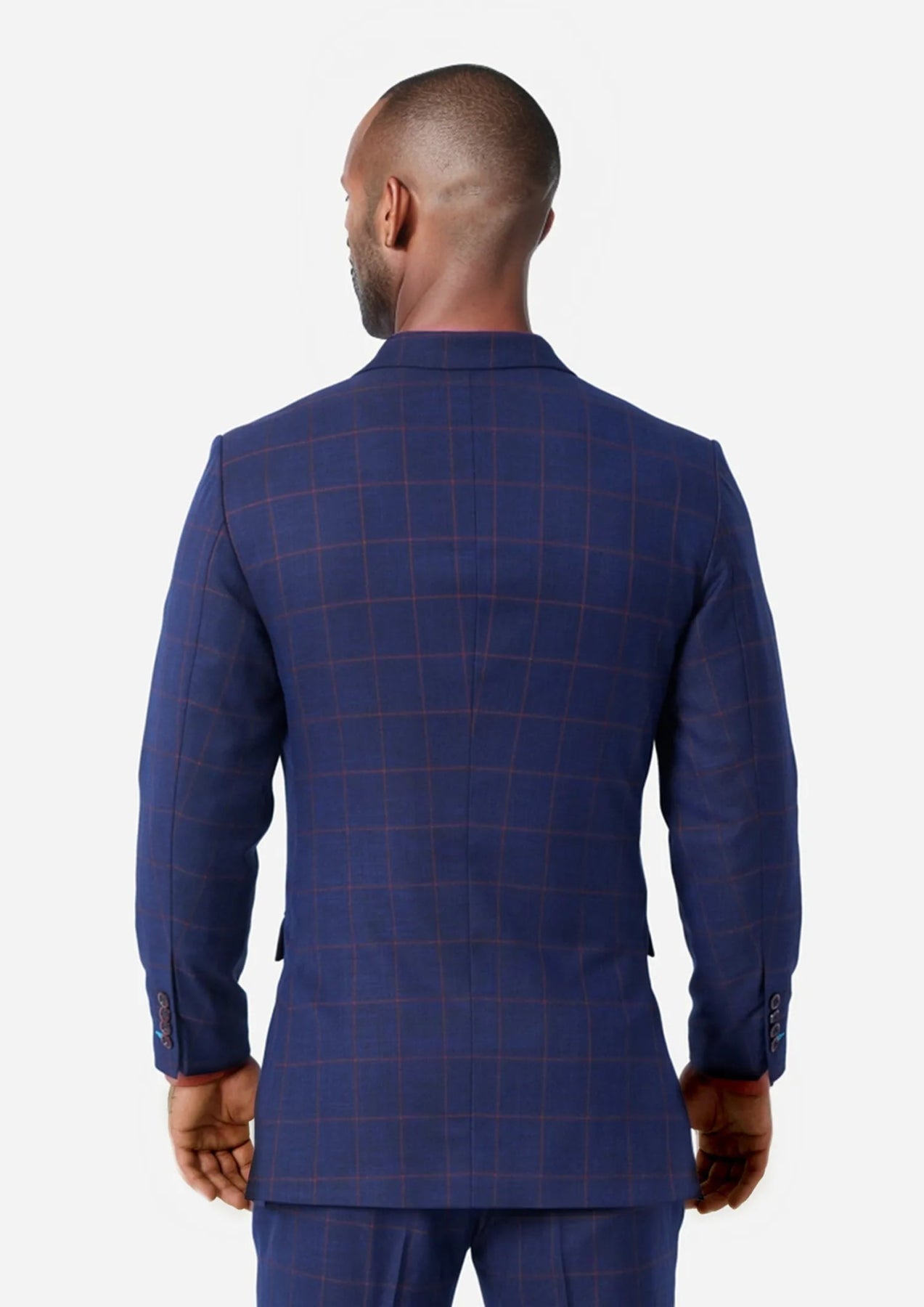 Astor Indigo Blue Windowpane Suit - SARTORO279