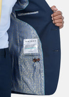 Astor Oxford Blue Sharkskin Jacket - SARTORO436