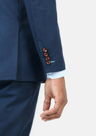 Astor Oxford Blue Sharkskin Jacket - SARTORO381