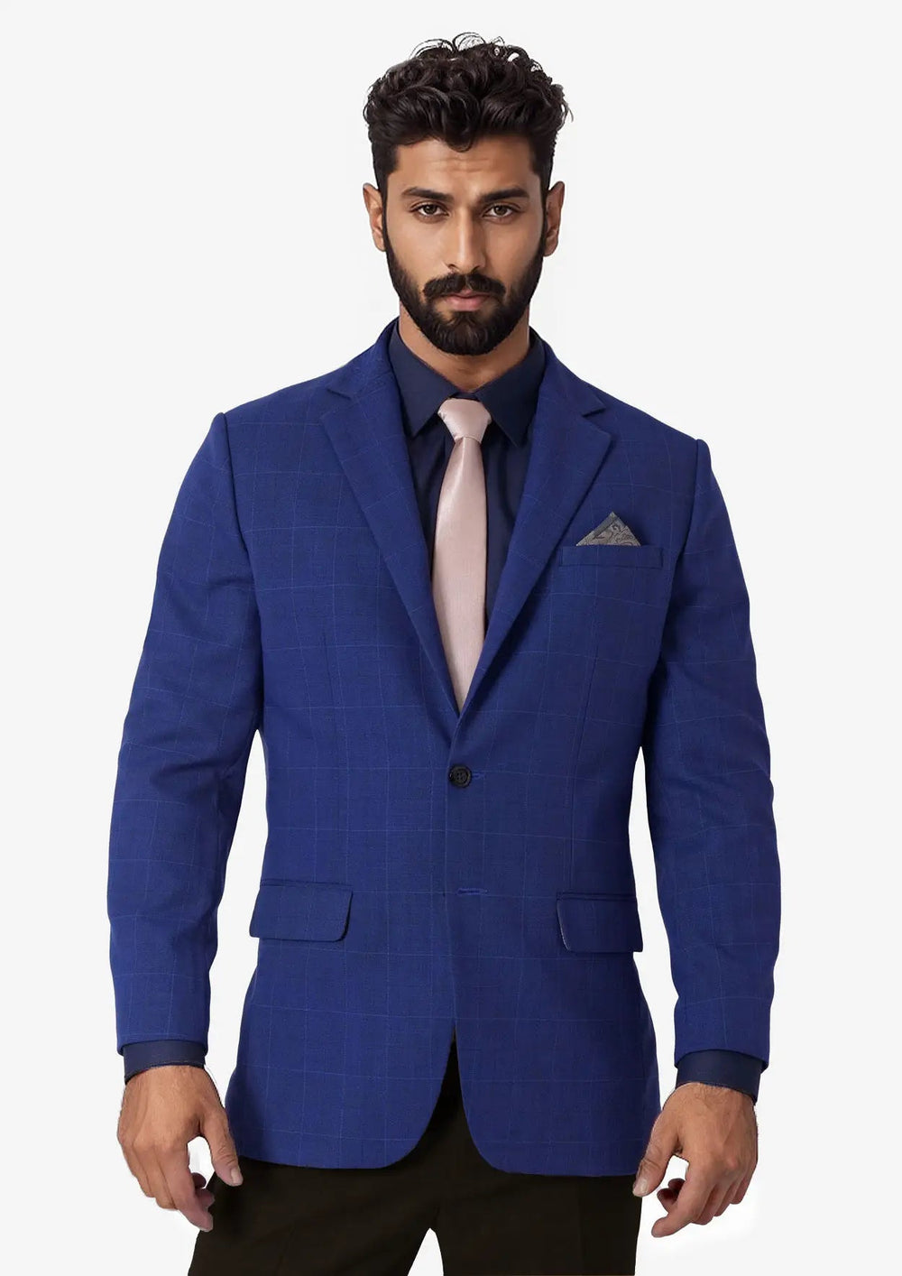 Regal Blue Windowpane Jacket162
