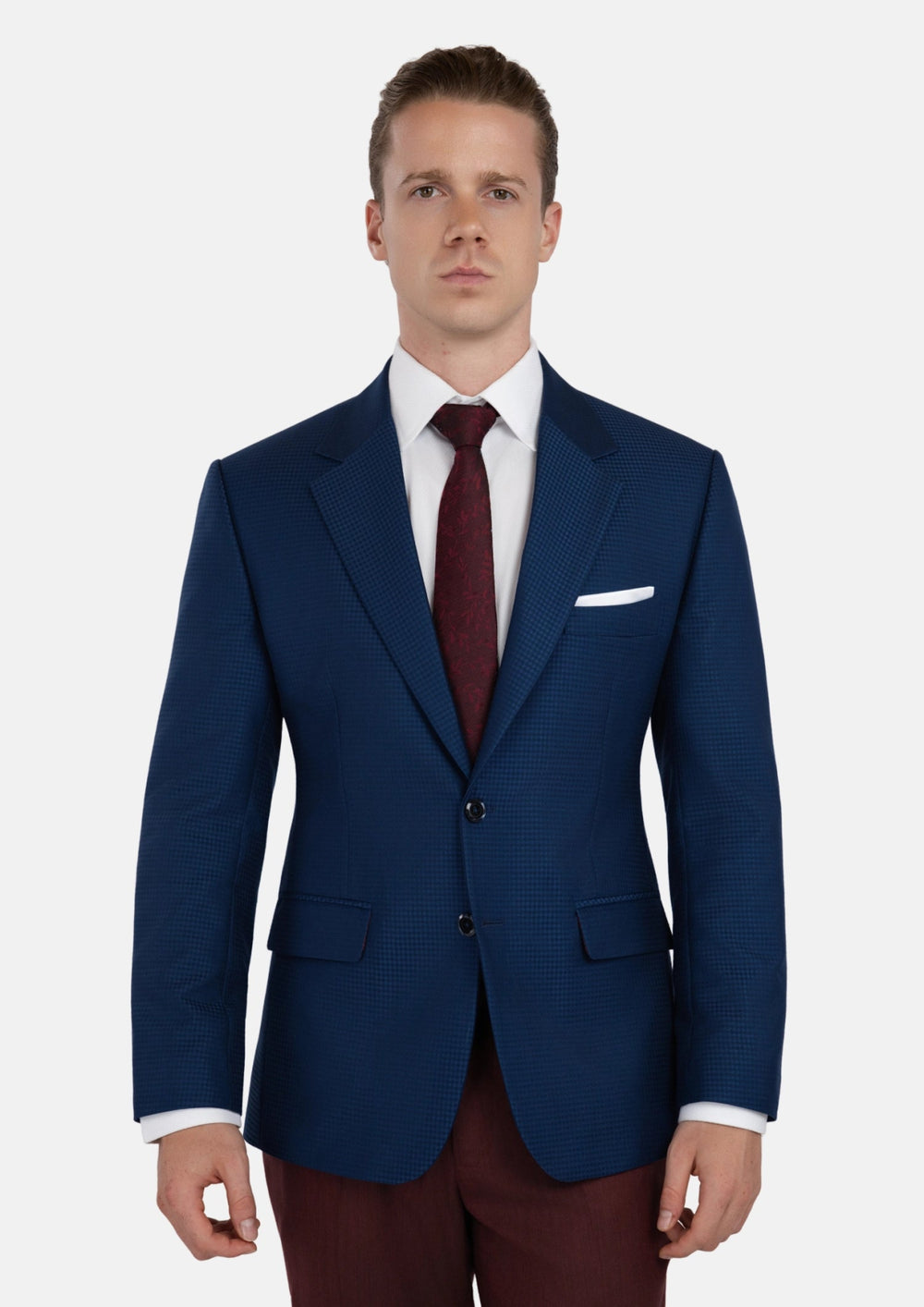 Royal Blue Microcheck Jacket22