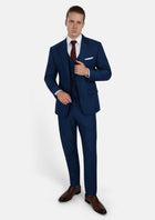 Astor Royal Blue Microcheck Suit - SARTORO64