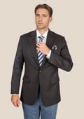 Astor Sable Brown Twill Jacket - SARTORO