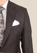 Astor Sable Brown Twill Suit - SARTORO