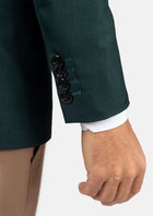 Astor Sacramento Green Sharkskin Jacket - SARTORO564