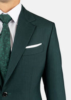 Astor Sacramento Green Sharkskin Jacket - SARTORO481