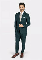 Astor Sacramento Green Sharkskin Suit - SARTORO899