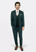 Astor Sacramento Green Sharkskin Suit - SARTORO