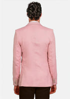 Astor Salmon Linen Jacket - SARTORO915