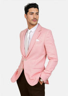 Astor Salmon Linen Jacket - SARTORO3
