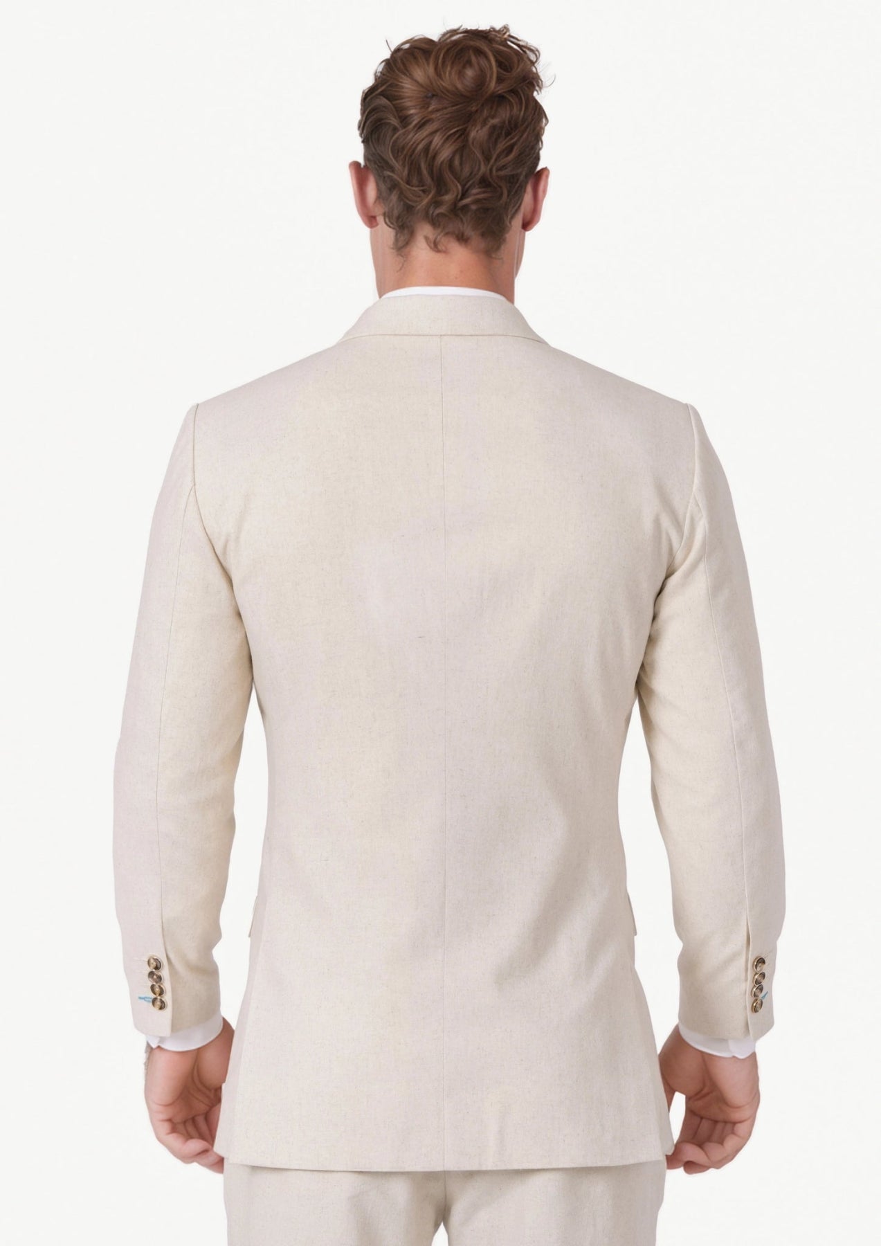 Astor Sand Linen Blend Jacket - SARTORO164