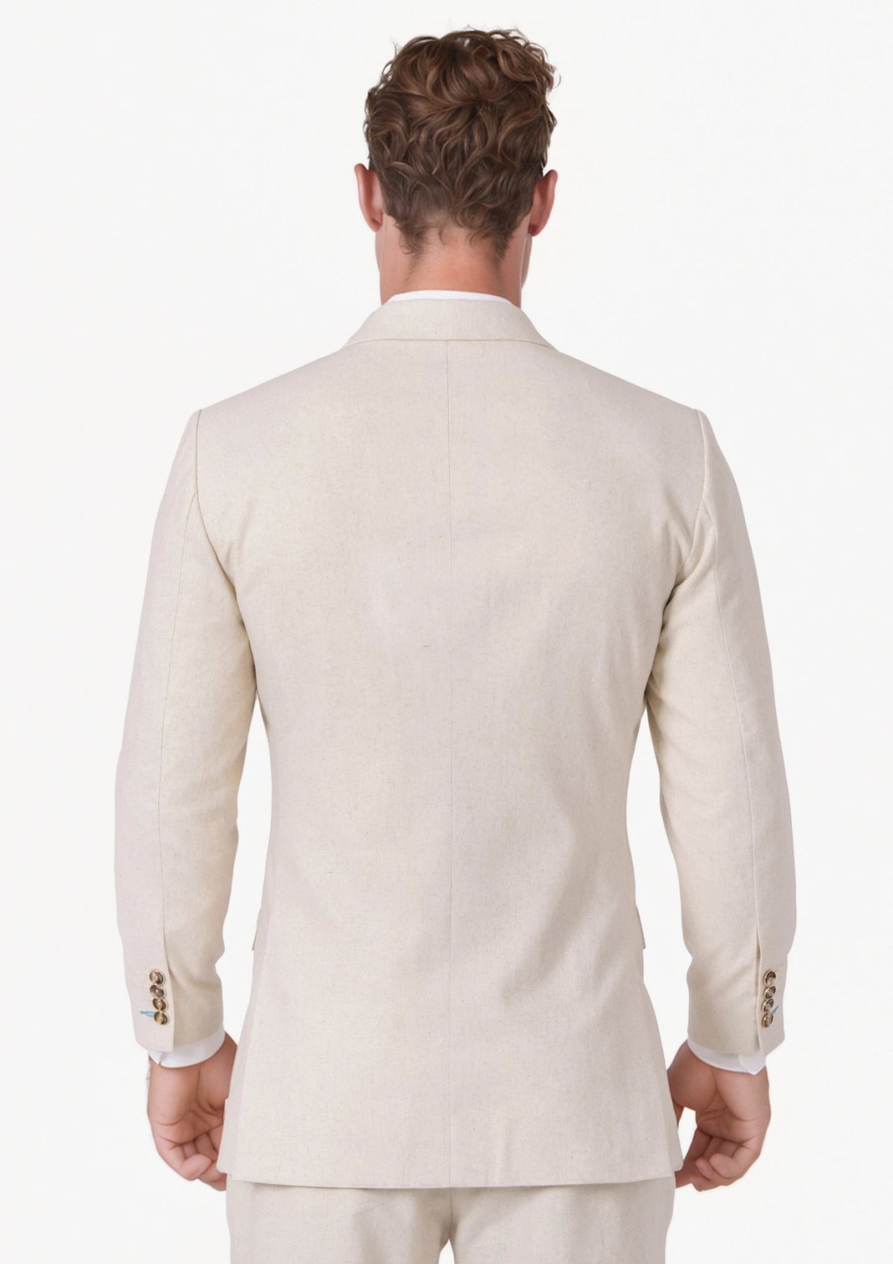 Astor Sand Linen Blend Jacket - SARTORO