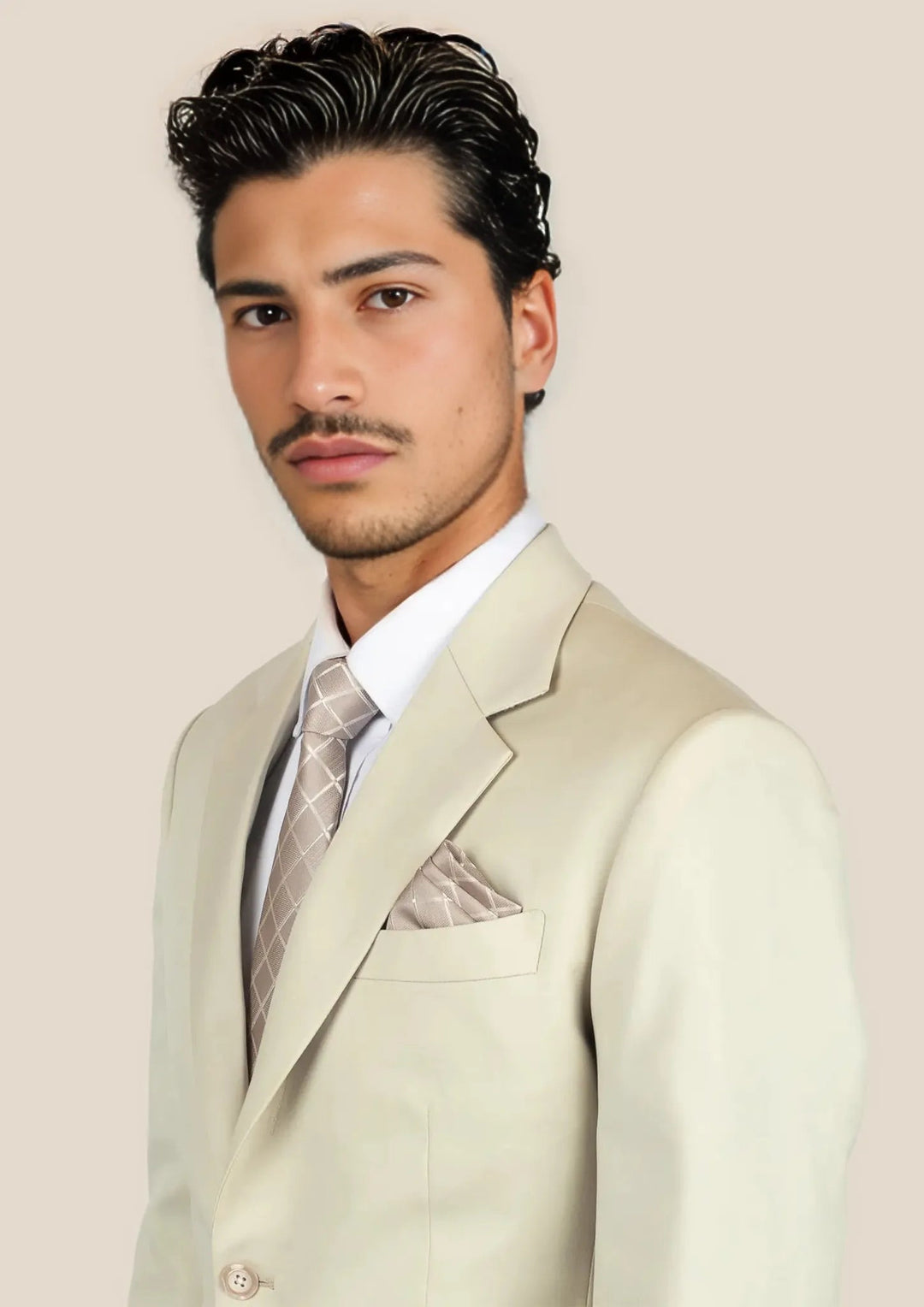 Astor Siena Ivory Twill Jacket - SARTORO