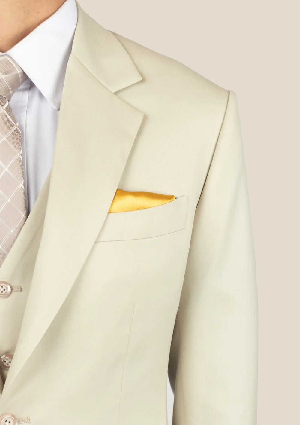 Astor Siena Ivory Twill Jacket - SARTORO