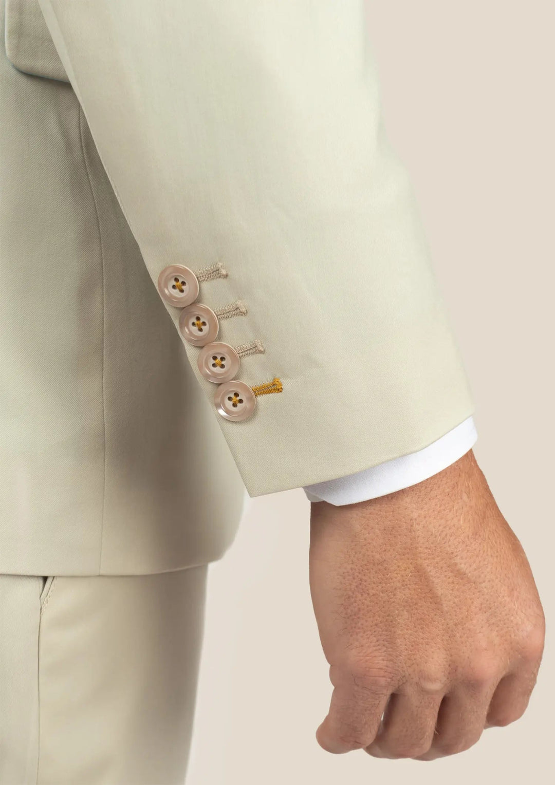 Astor Siena Ivory Twill Suit - SARTORO