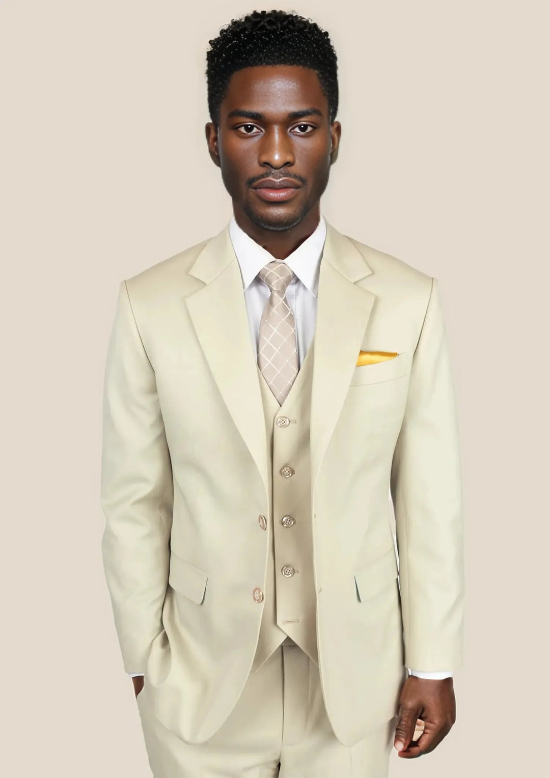 Astor Siena Ivory Twill Suit - SARTORO