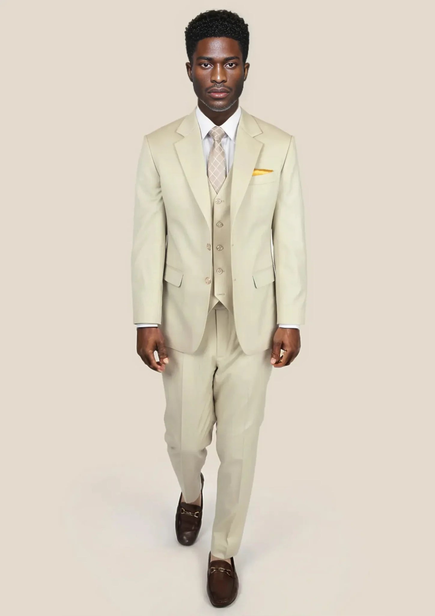 Astor Siena Ivory Twill Suit - SARTORO