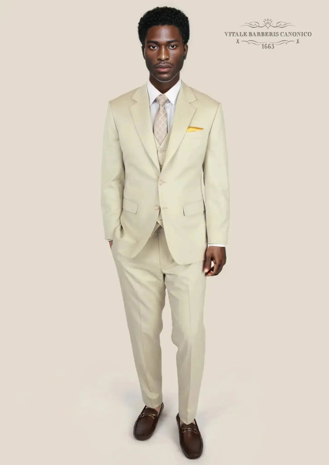 Astor Siena Ivory Twill Suit - SARTORO