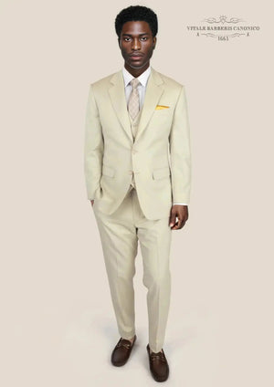 Astor Siena Ivory Twill Suit - SARTORO