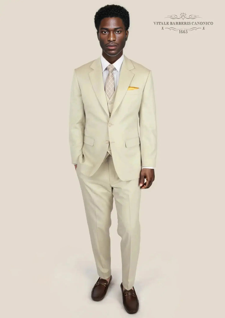 Astor Siena Ivory Twill Suit - SARTORO