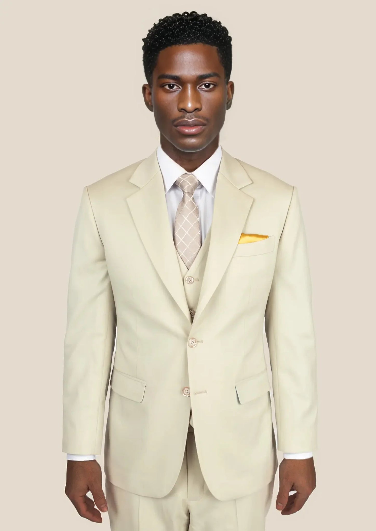 Astor Siena Ivory Twill Suit - SARTORO