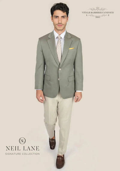 Astor Verona Sage Twill Jacket - SARTORO