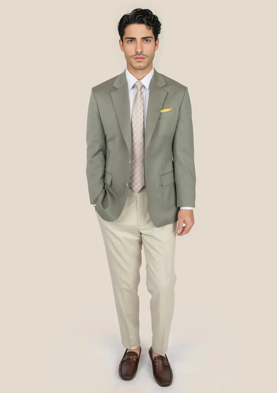 Astor Verona Sage Twill Jacket - SARTORO