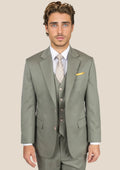 Astor Verona Sage Twill Suit - SARTORO