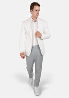 Astor White Linen Jacket - SARTORO640