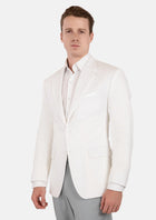 Astor White Linen Jacket - SARTORO522