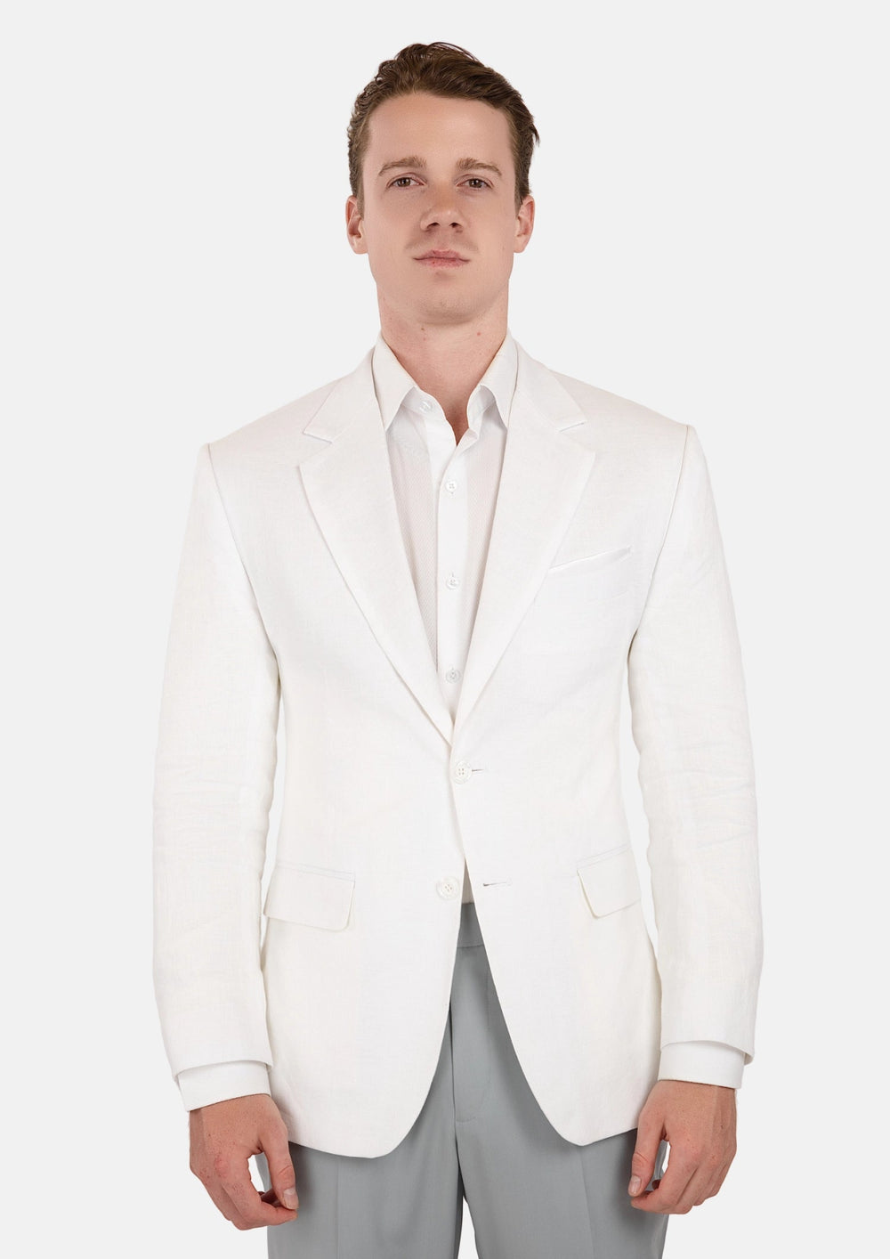 Astor White Linen Jacket481